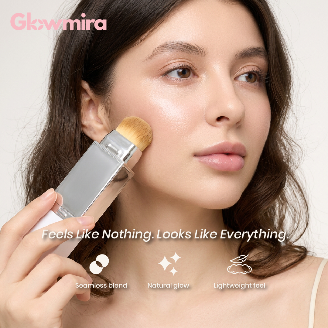 Glowmira Color-Adjusting Foundation Stick — Smart Pigments That Match Your Skin Tone Instantly