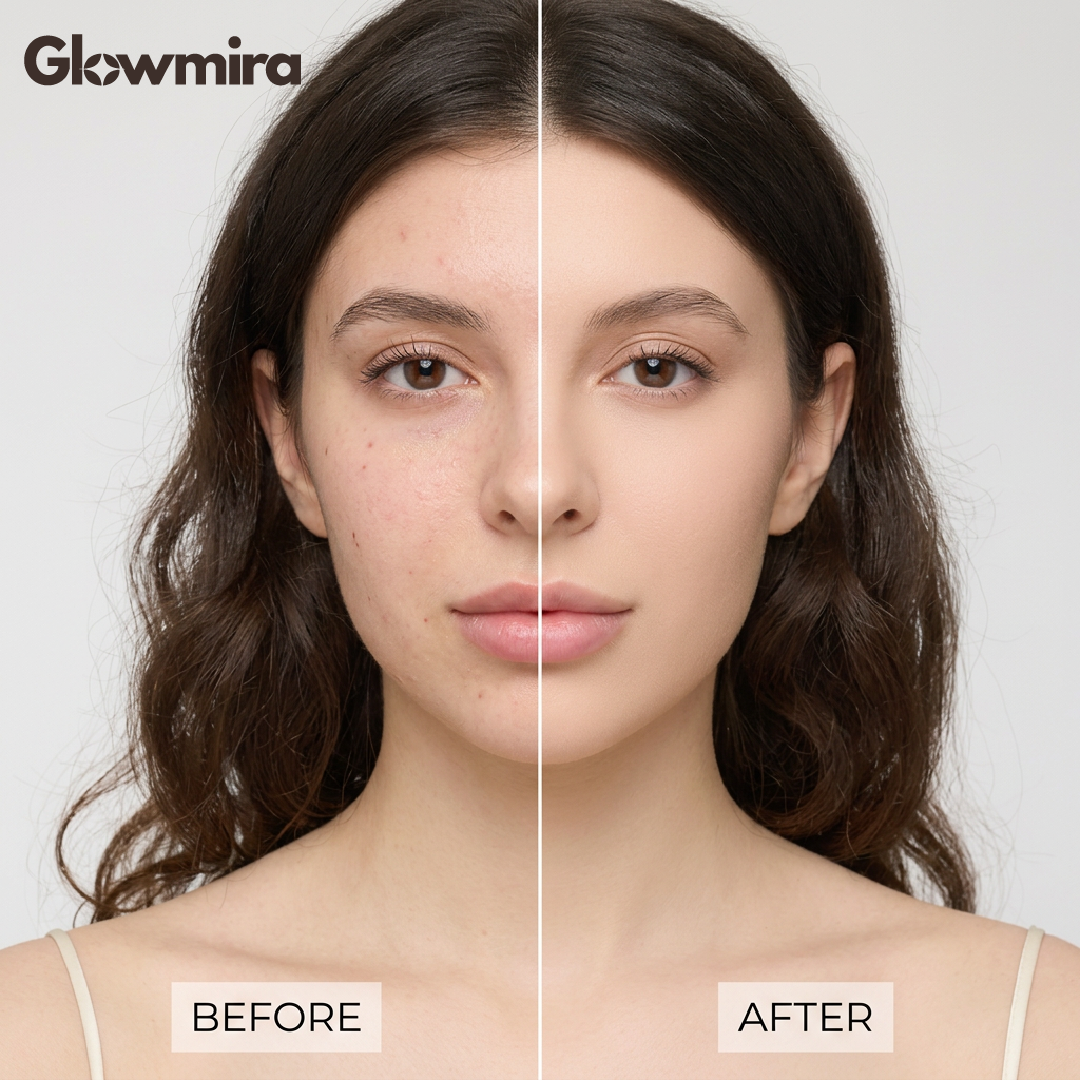 Glowmira Color-Adjusting Foundation Stick — Smart Pigments That Match Your Skin Tone Instantly