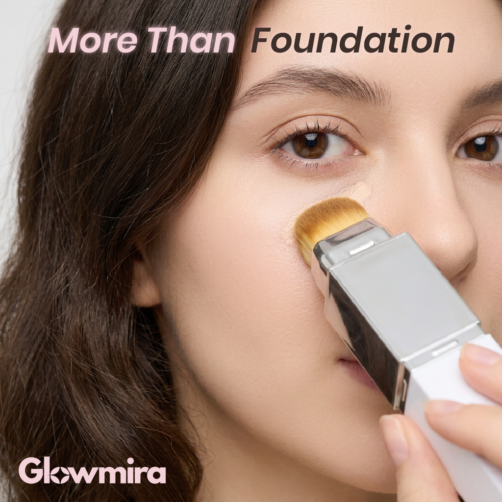 Glowmira Color-Adjusting Foundation Stick — Smart Pigments That Match Your Skin Tone Instantly